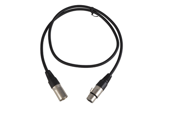XLR Male to XLR Female Patch Lead 3 Pin Balanced Choice of Length & Colour